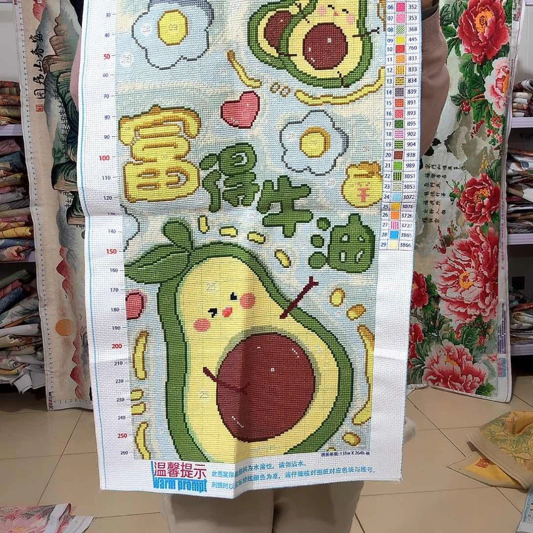 棉十字绣成品出售