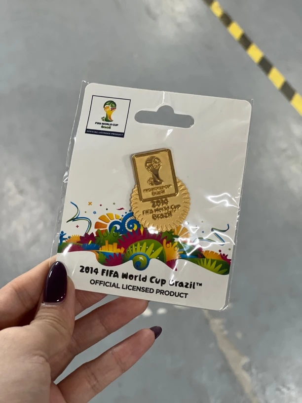 2014FIFA巴西世界杯金属徽章-1个