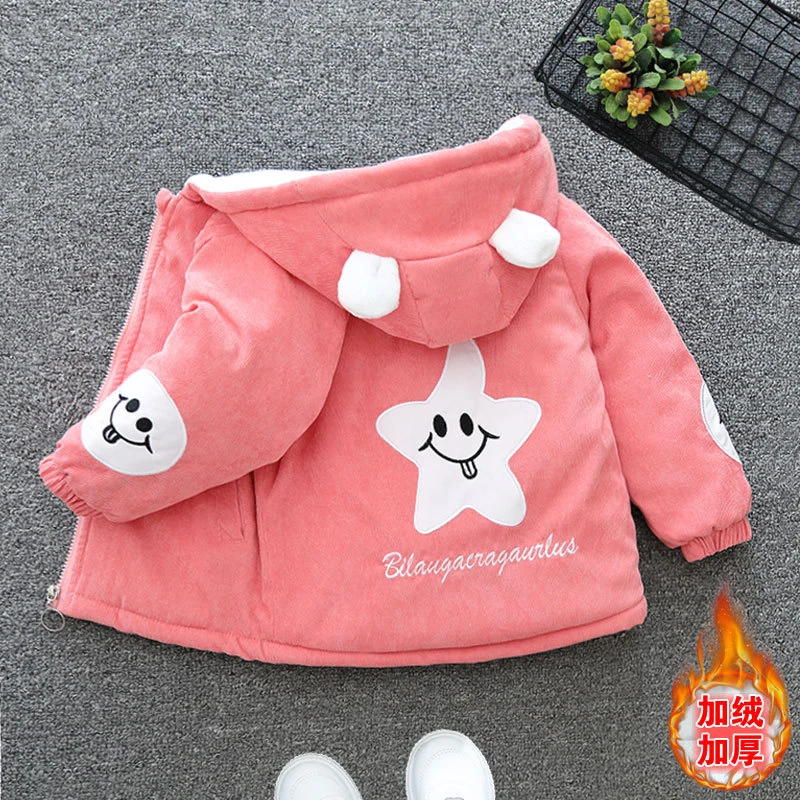 女童棉衣服外套2025秋冬新款网红儿童洋气中大童加绒加厚棉服