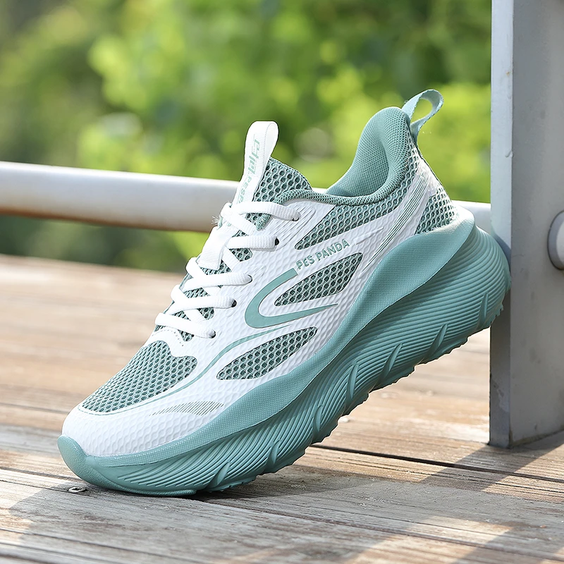 运动鞋爆款春夏高弹减震跑鞋透气情侣休闲鞋专业跳操户外耐磨学生