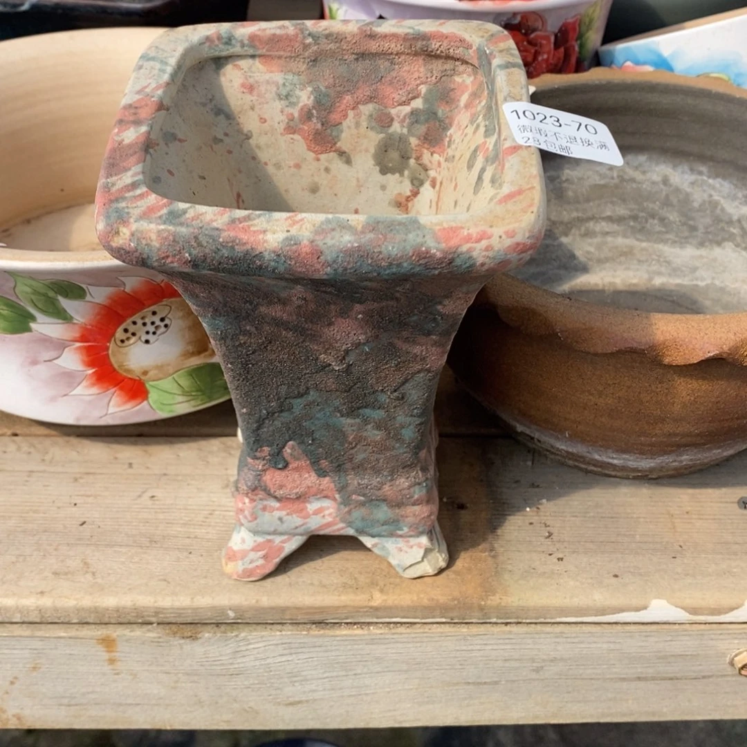 70号多肉盆口红9高15