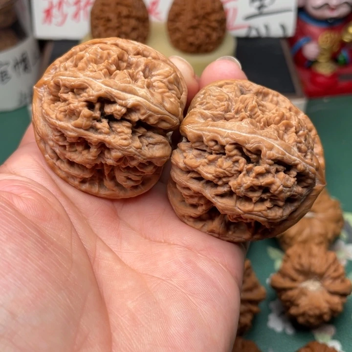 【闪购商品】文玩核桃把件46粗筋
