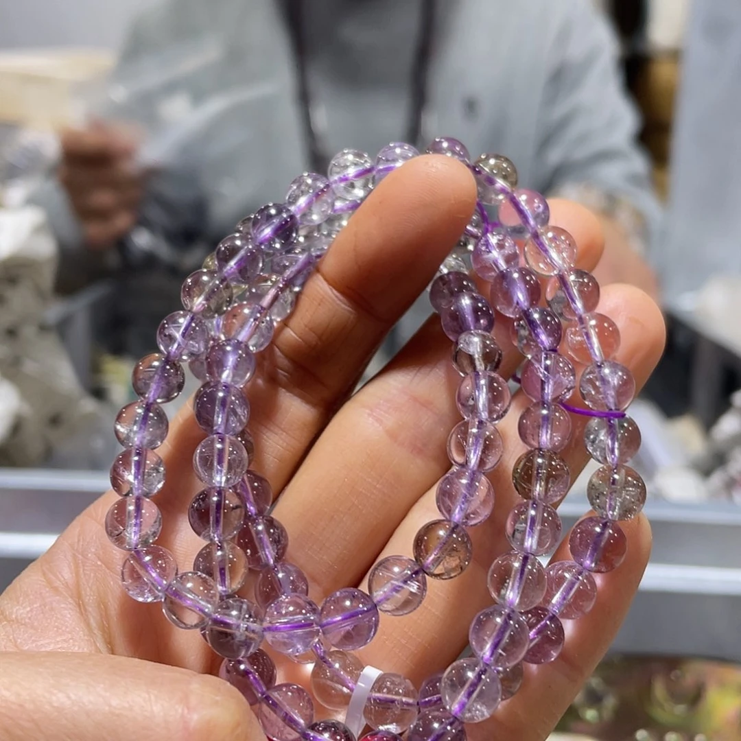 水晶摆件……7m m手串zh 166未镶嵌