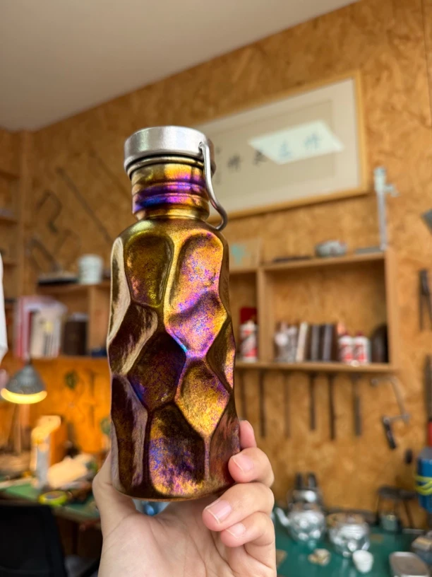 450毫升烤蓝工艺钛杯