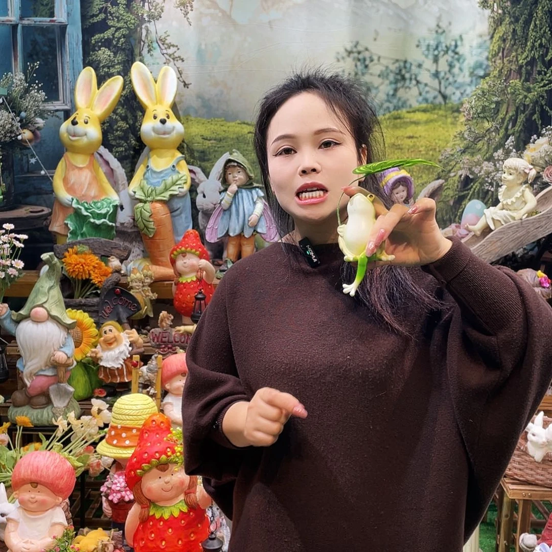 摆件花园摆件红红火火