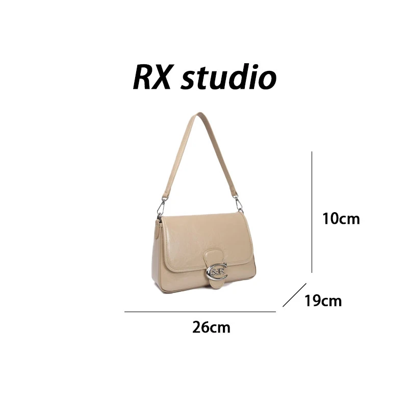 【南沙瑞熙】BF-66157-1-沙砾色RAIN.CUN轻奢小众时尚女士包