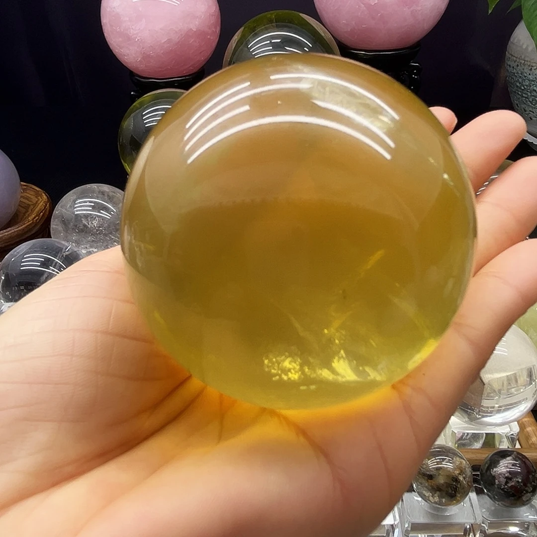 水晶珠宝半成品未镶嵌6.72公分