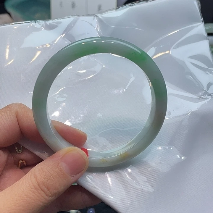 翡翠未镶嵌手镯翡翠手镯57圈口