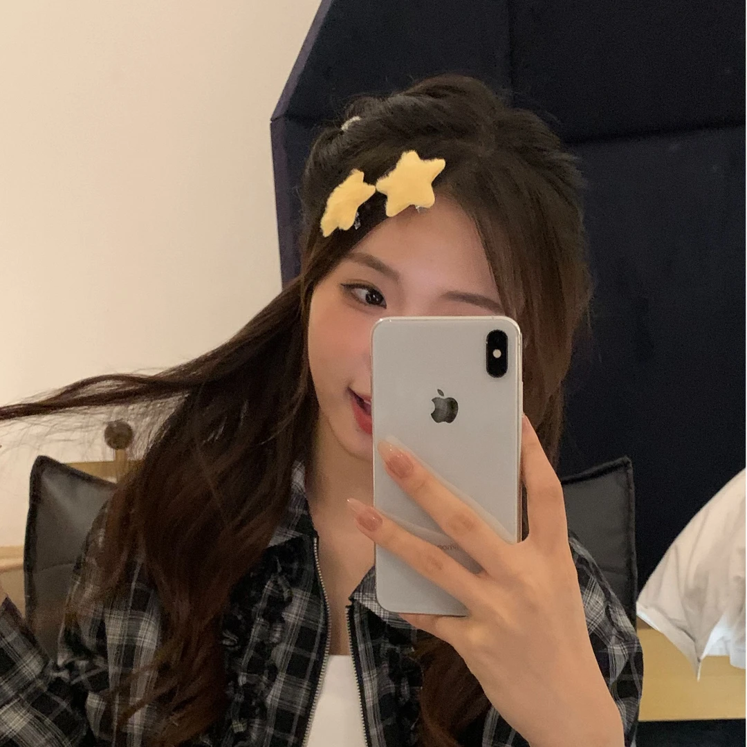 元气满满甜美星星发夹边夹发卡少女风糖果色侧边夹鸭嘴夹日韩ins