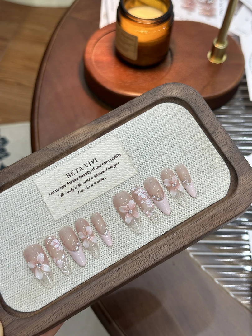 白菜家花想容手工穿戴甲