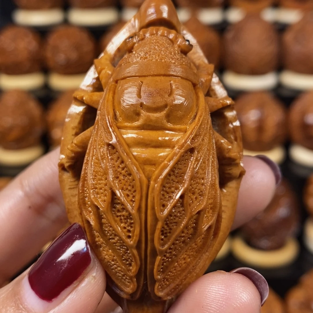 橄榄核吊坠楚*手工一鸣惊人单颗0006