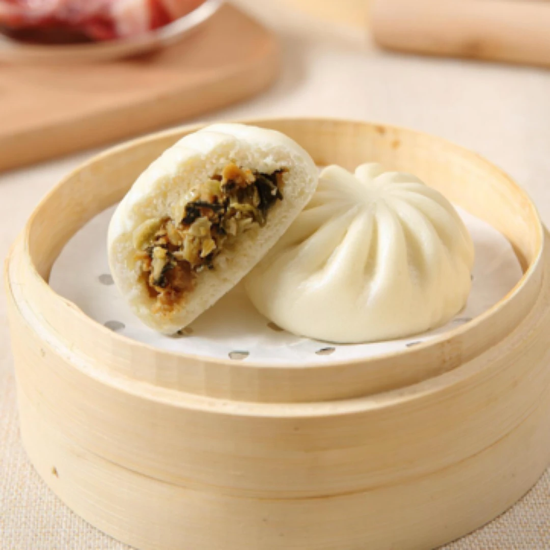 源亿生胚芽菜鲜肉包液氮锁鲜（一盒12个）
