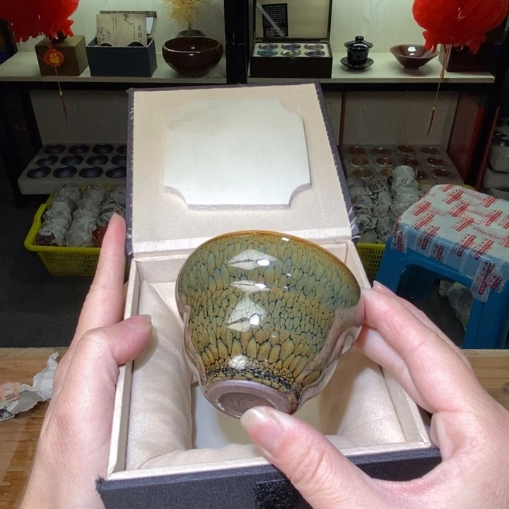 茶盏全品带礼盒，建盏主人杯