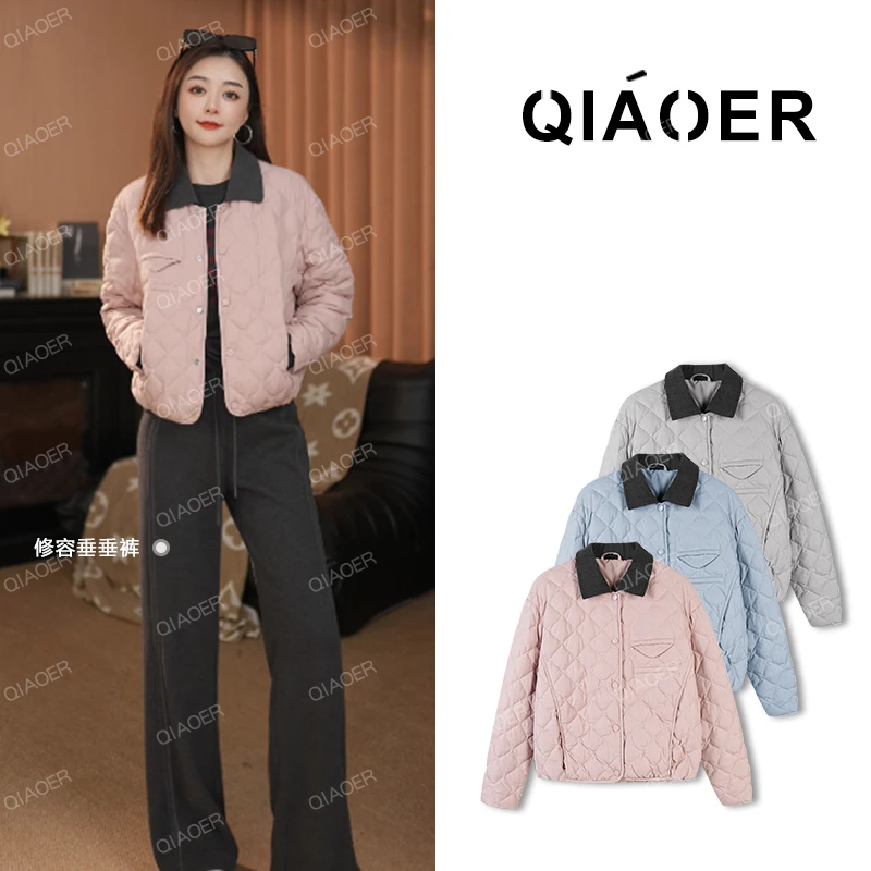 乔儿定制【泡芙暖冬】新国标90白鸭绒时尚休闲保暖羽绒服轻薄款外套