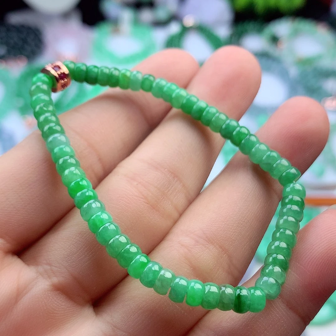 未镶嵌手链翡翠手串