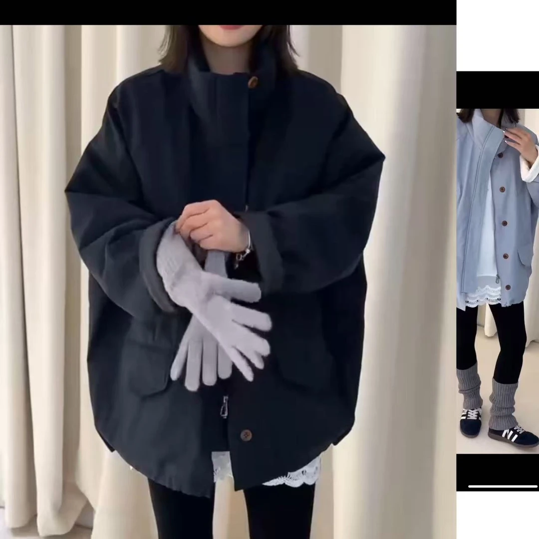 十三行 DX#99012 日系冲锋雨雨抽绳外套 FL 01-07