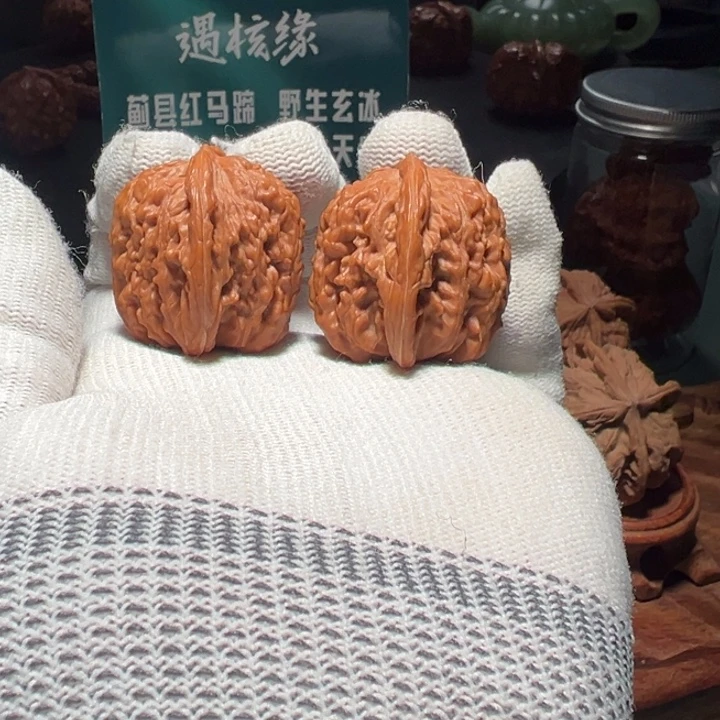 文玩核桃吊坠四座楼0646