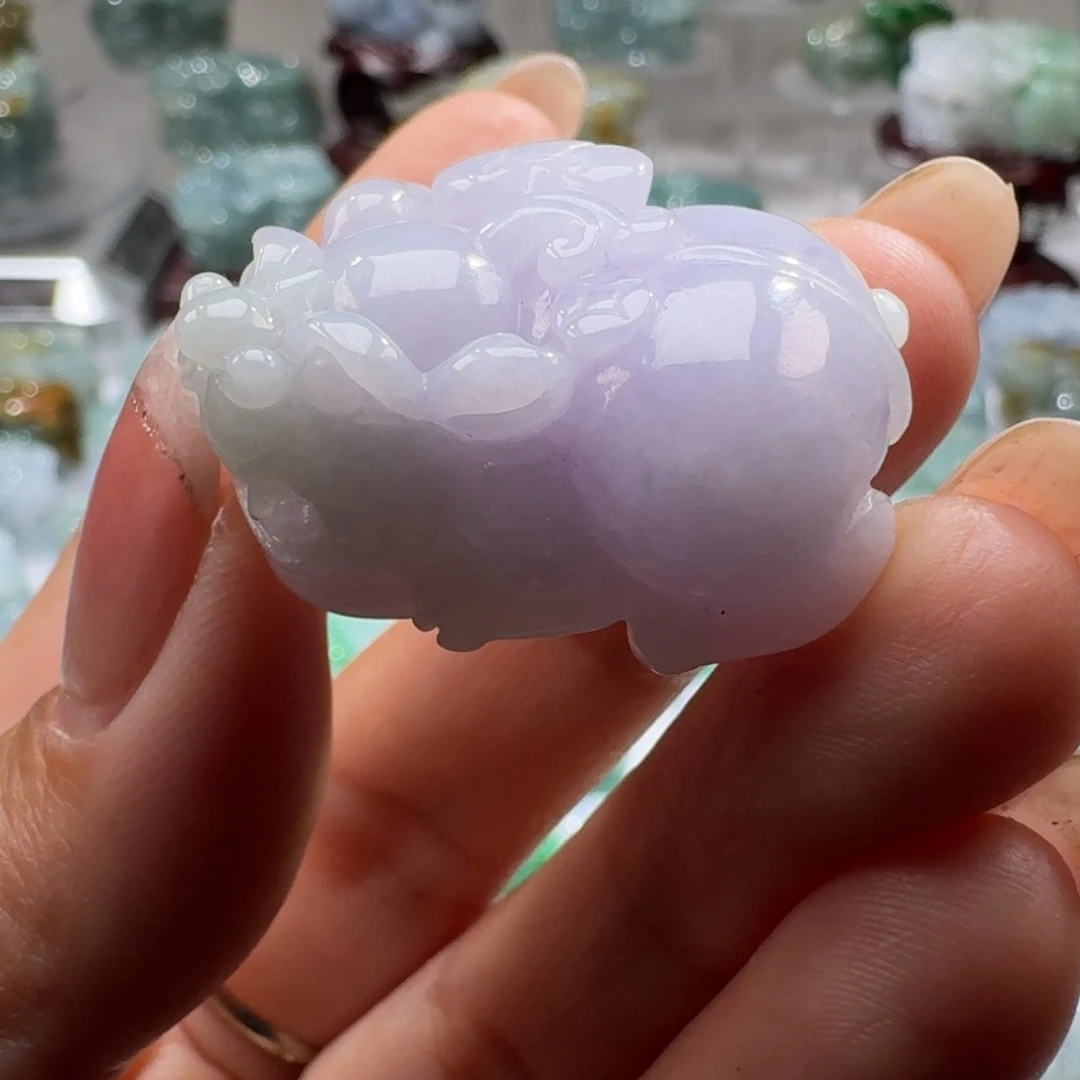 翡翠未镶嵌挂件貔貅