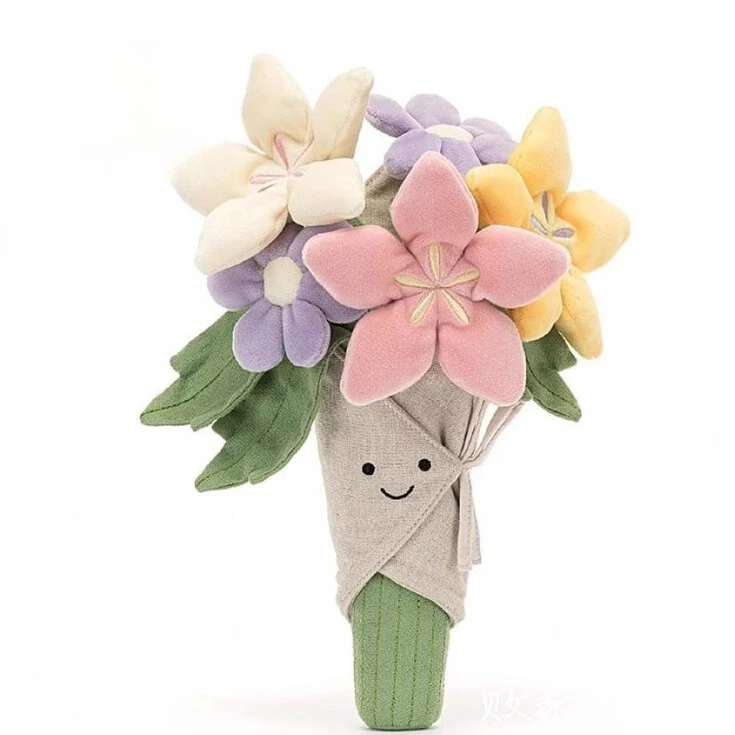 英国趣味系列花束手捧花玩偶可爱毛绒玩具送礼物