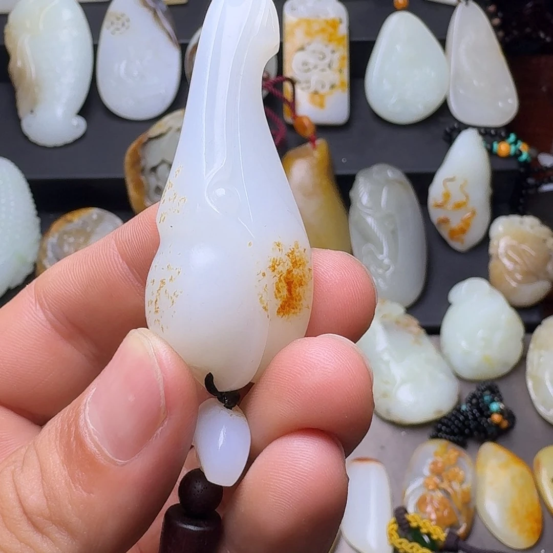 和田玉（白玉）未镶嵌吊坠(不含链)