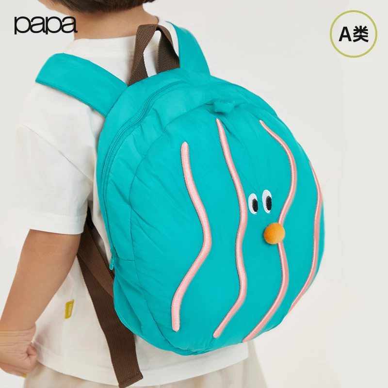 papa儿童双肩包西瓜包四季通用