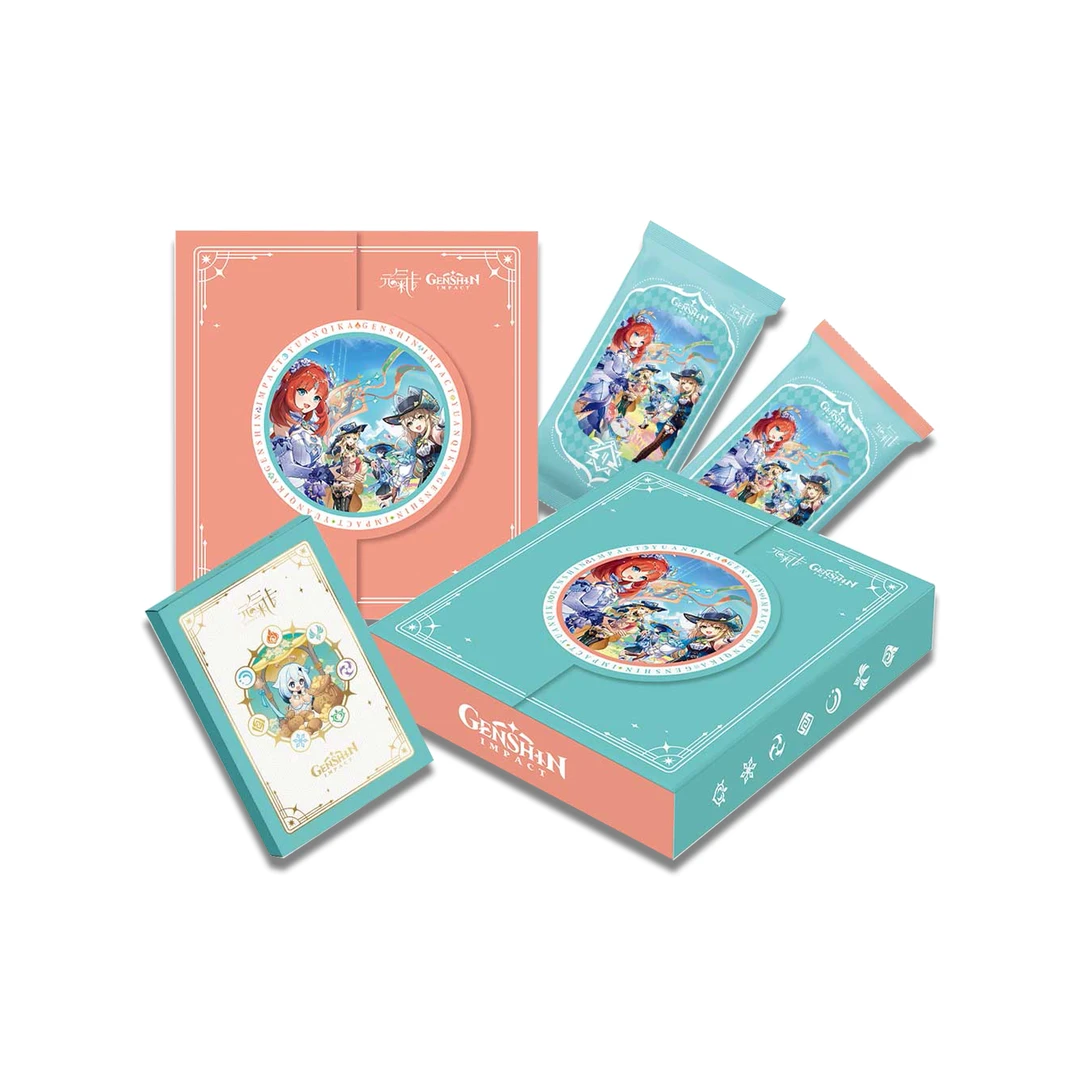 第四弹【芙芙016】元气卡 神之眼 第四弹 国卡二创卡牌（主播代拆）