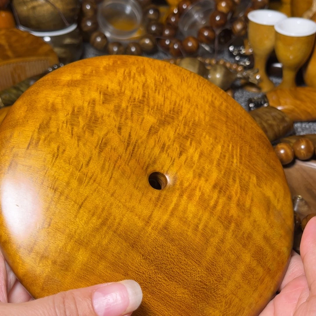 金丝楠平安扣摆件