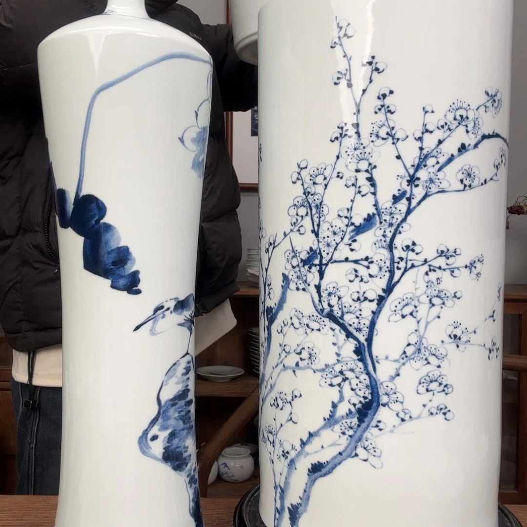 杯百**材一泓手作书画桶饼罐高花瓶