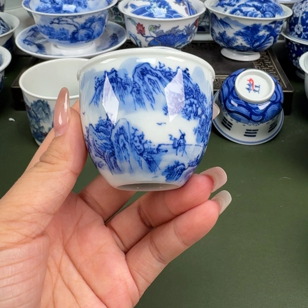 景德镇纯手工手绘茶器蒙蒙