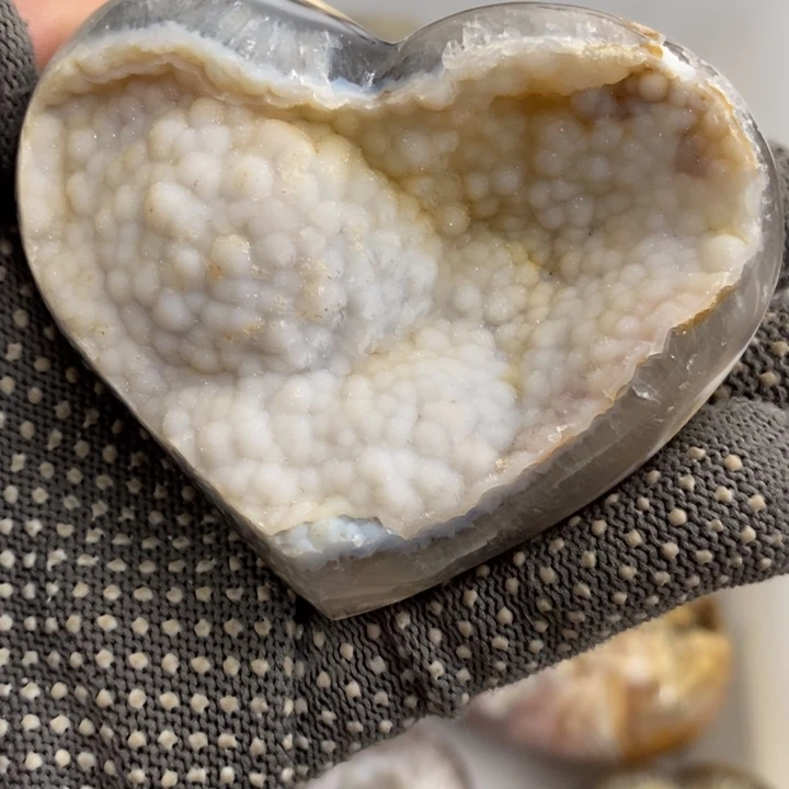 未镶嵌紫晶珠宝半成品