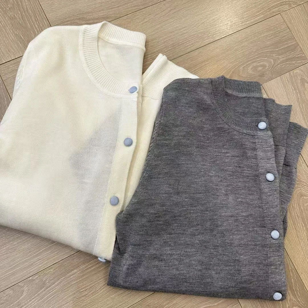 熙薇【柔情旋律】2025春季新款百搭气质休闲毛衣H1483