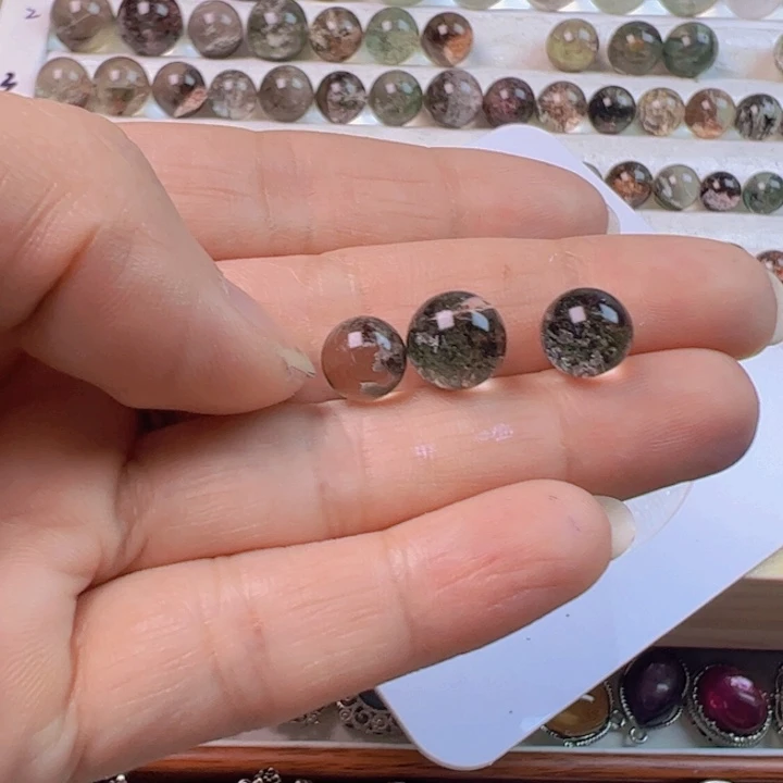 水晶手链银S800镀金镶嵌J****?