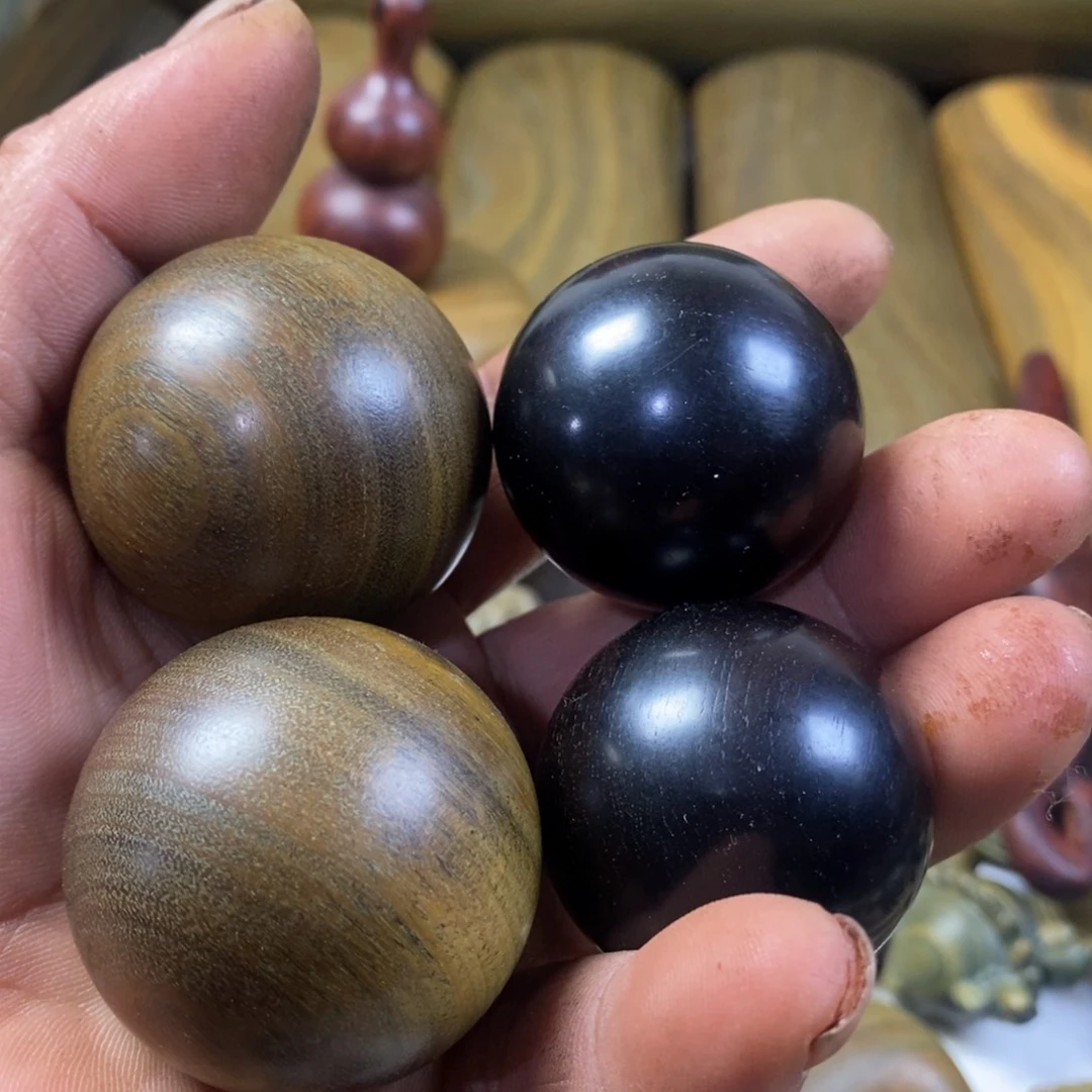 陶瓷绿檀木制工艺品60