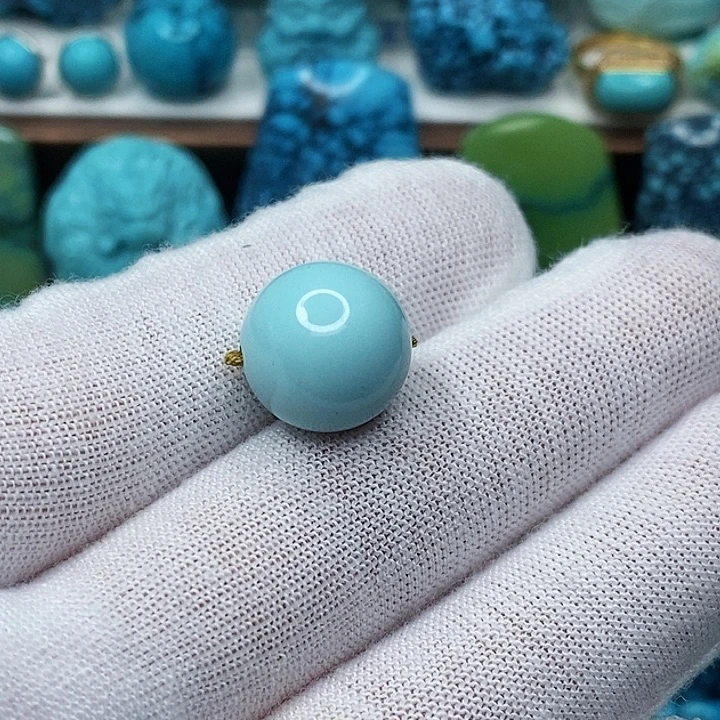 绿松石未镶嵌天然原矿 地大质检