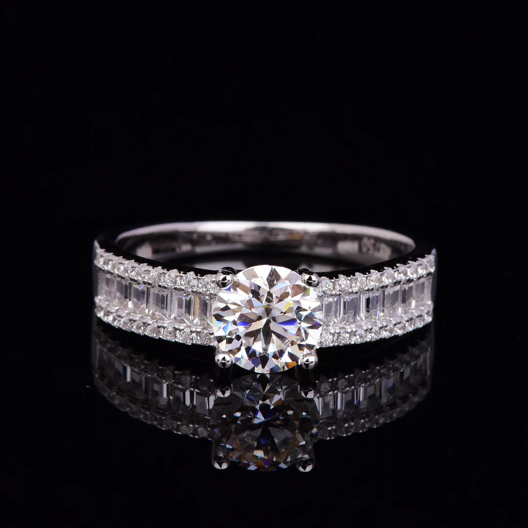 爱的阶梯1.0ct 2.0ct女款戒指