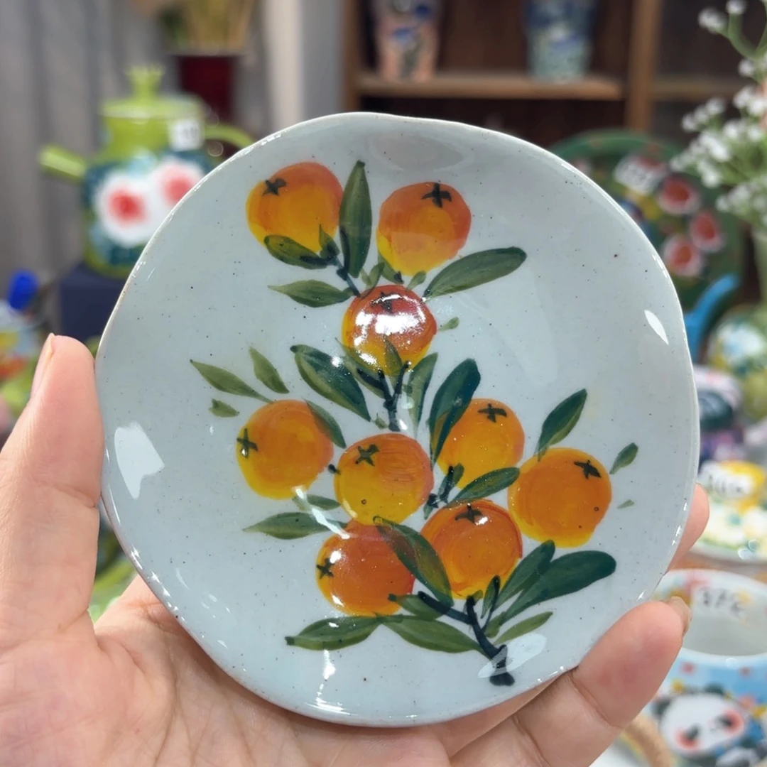 景德镇手绘高温釉下彩陶瓷茶具