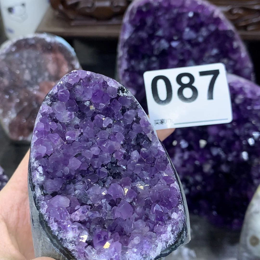 紫晶珠宝半成品未镶嵌087