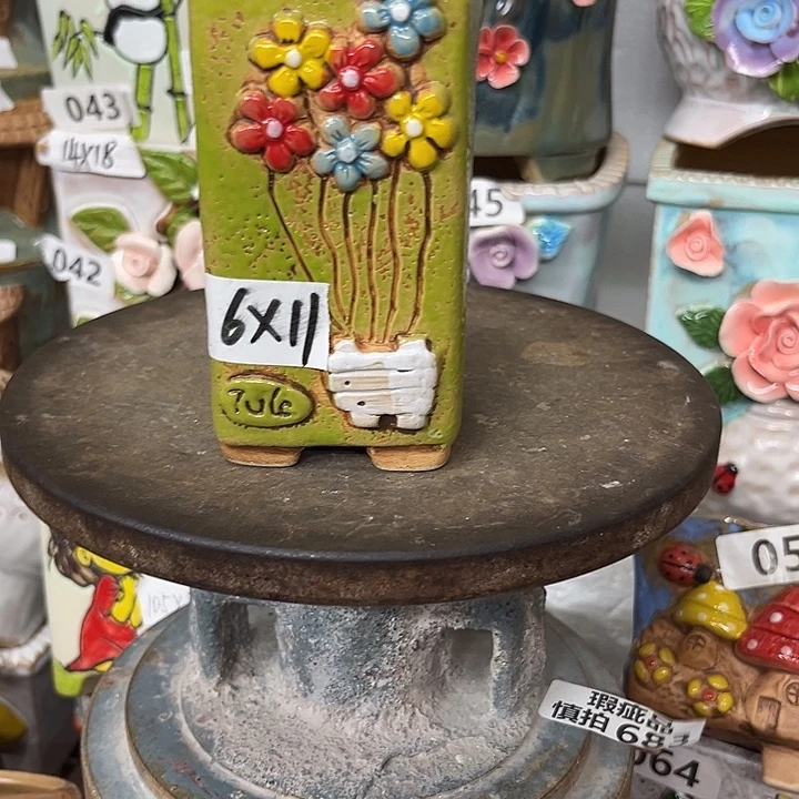 花盆紫砂粗陶材质多肉花盆