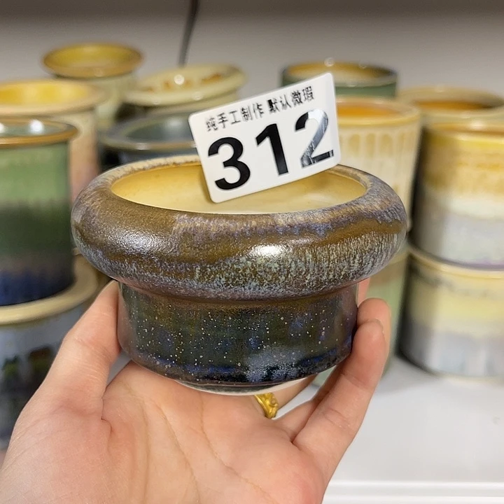 景德镇手工盆 口7