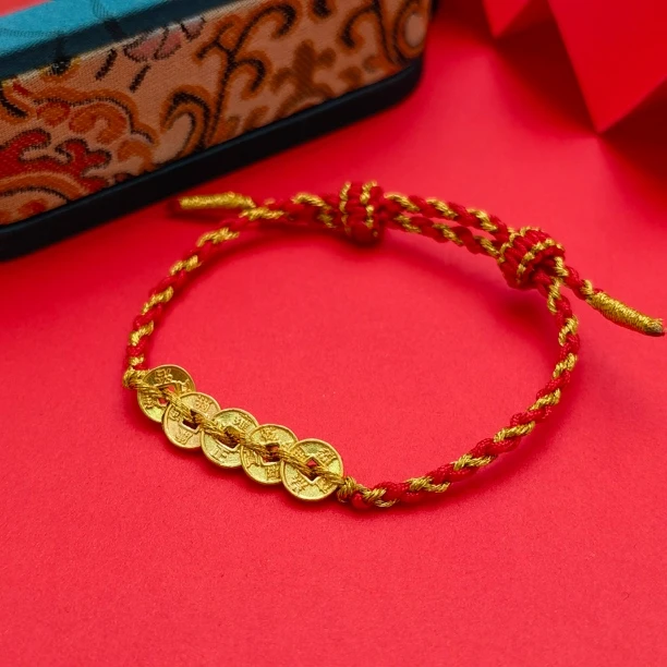 【树一专享】 足金999 五帝币手串 BP 90500