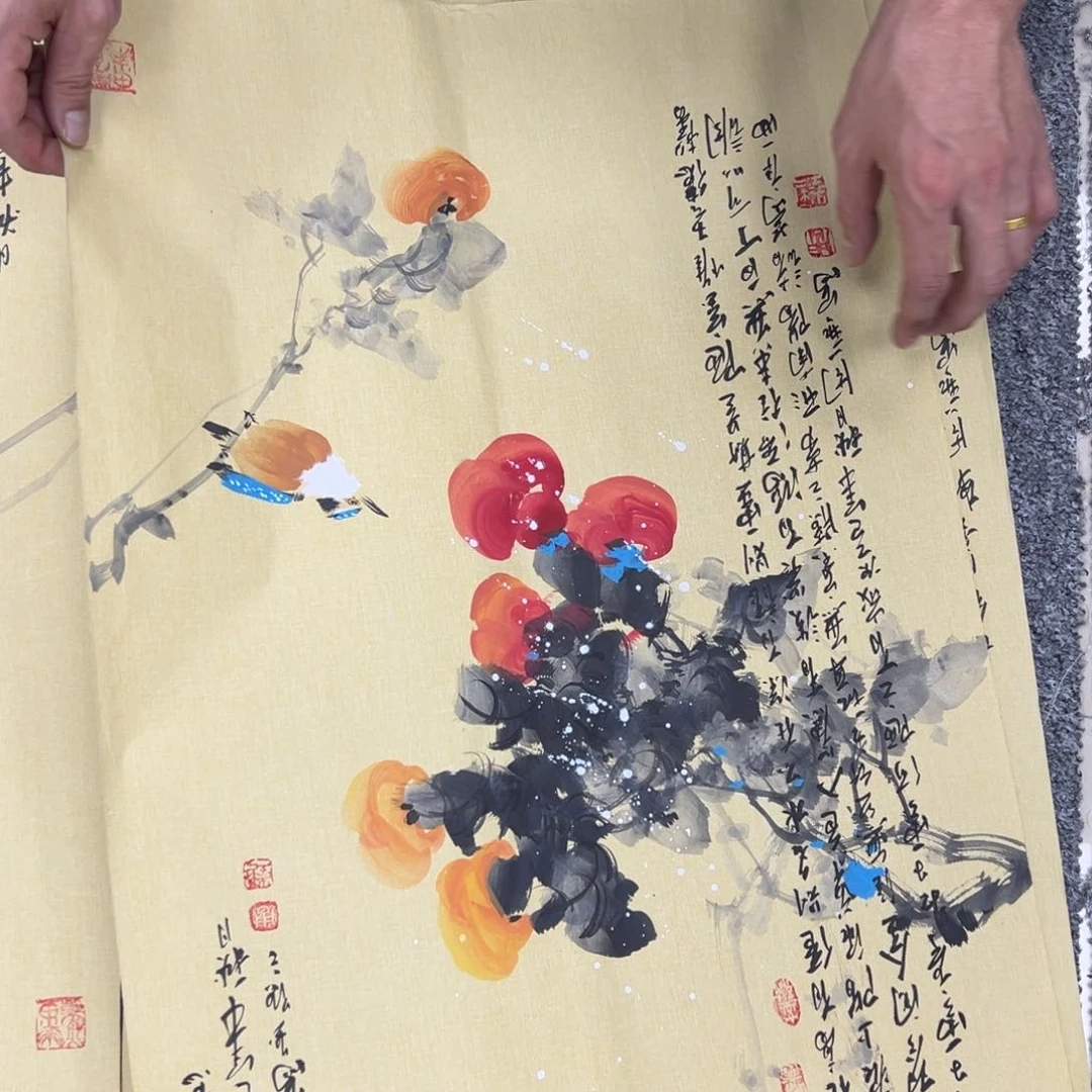 国画纯手绘字画宣纸