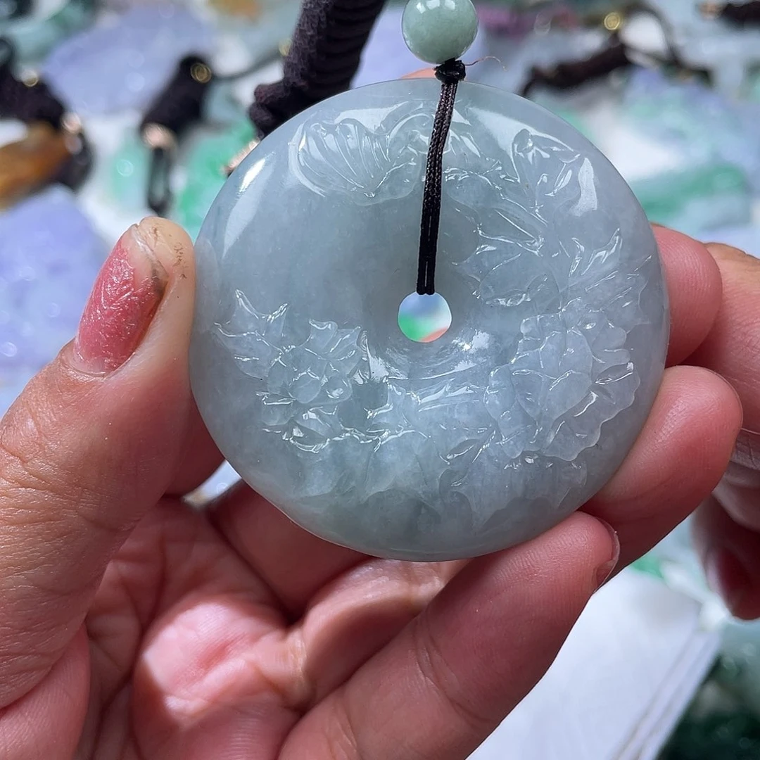 颈饰未镶嵌翡翠翡玉缘翡翠