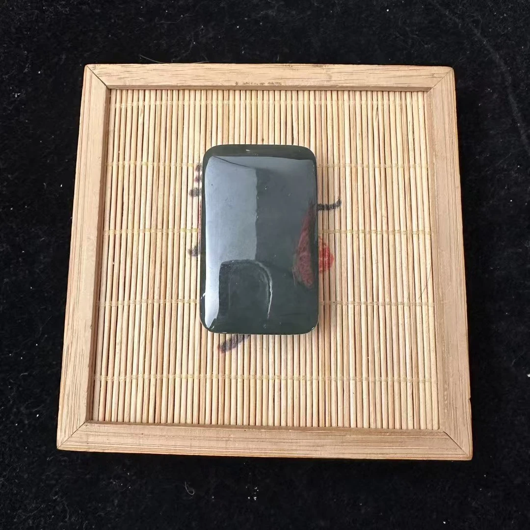 和田玉无事牌吊坠0398