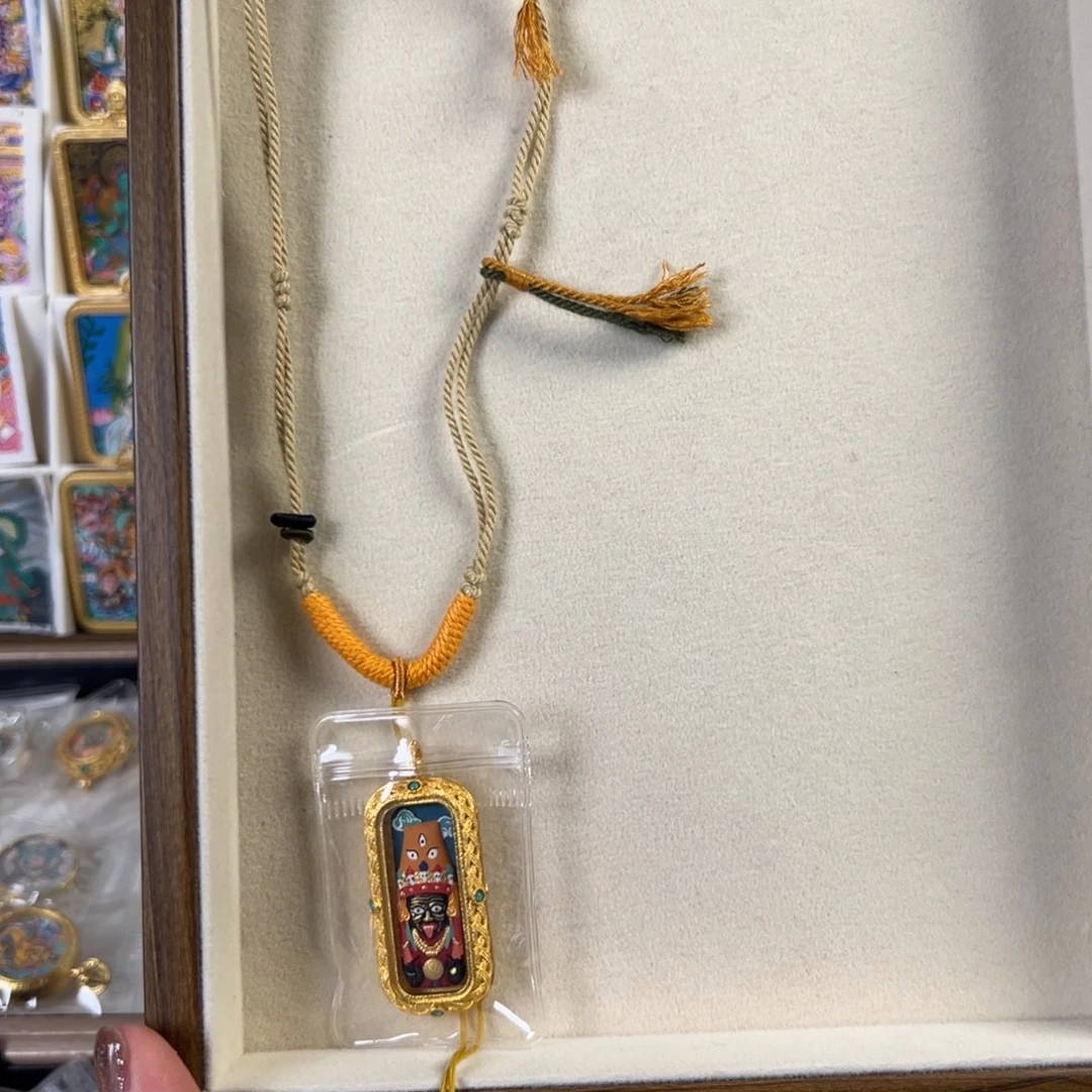 牙***牙吊坠单面花丝镂空扎基拉姆小金条