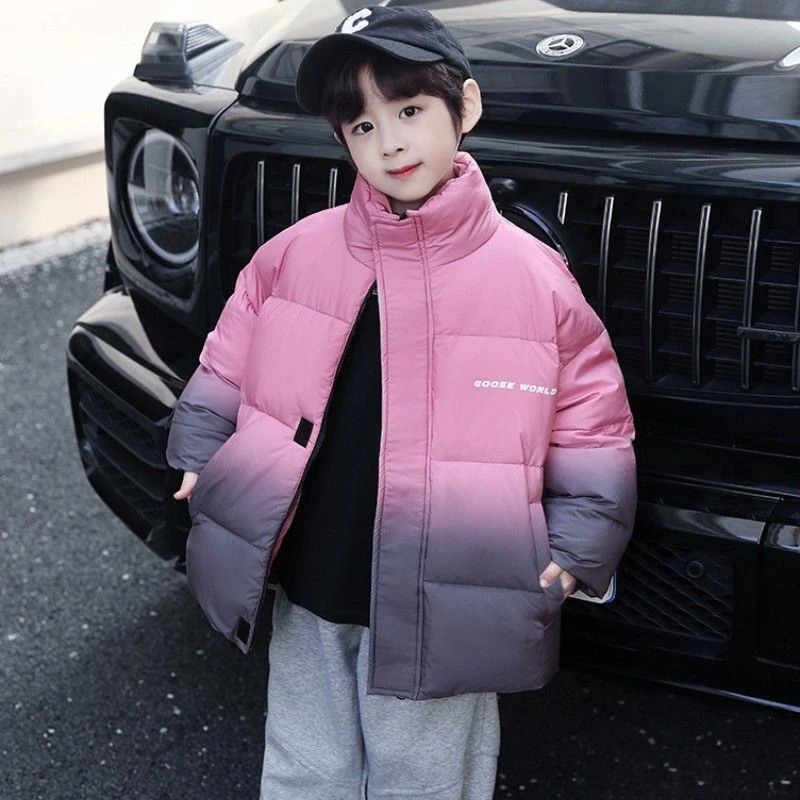 2024新款冬季保暖男童棉袄韩版外穿免洗外套男孩加厚中大童防寒潮