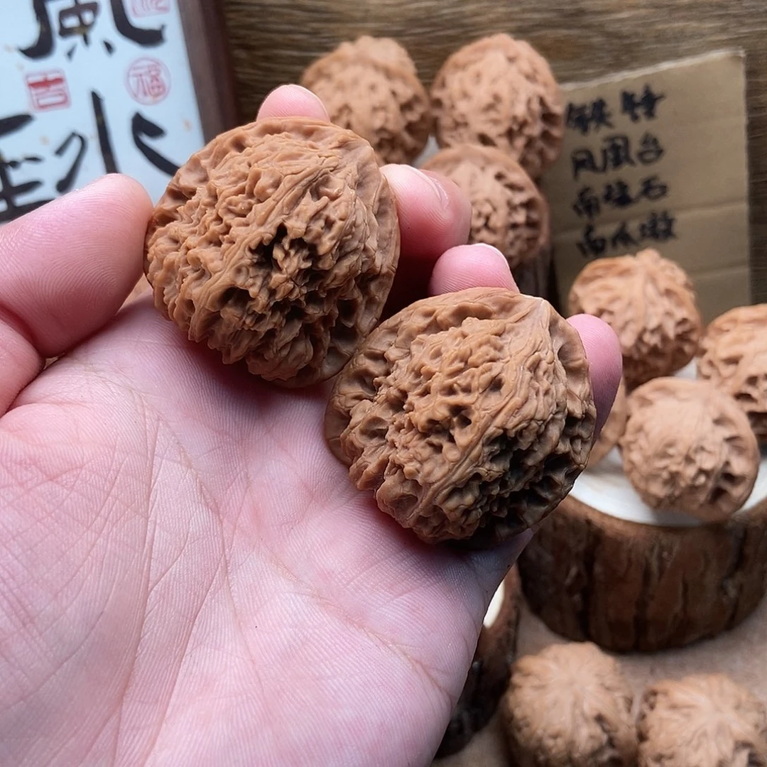 文玩核桃把件41南疆石