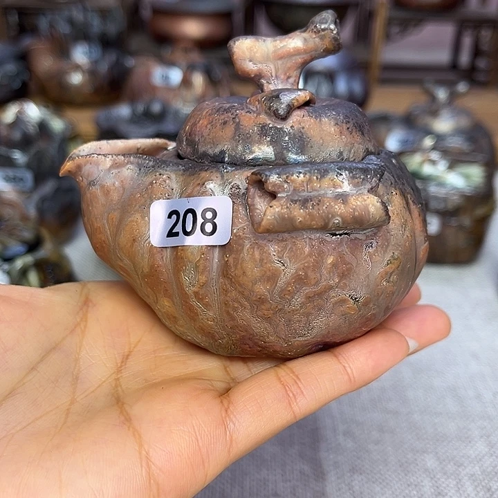 裸柴烧陶瓷手工茶器