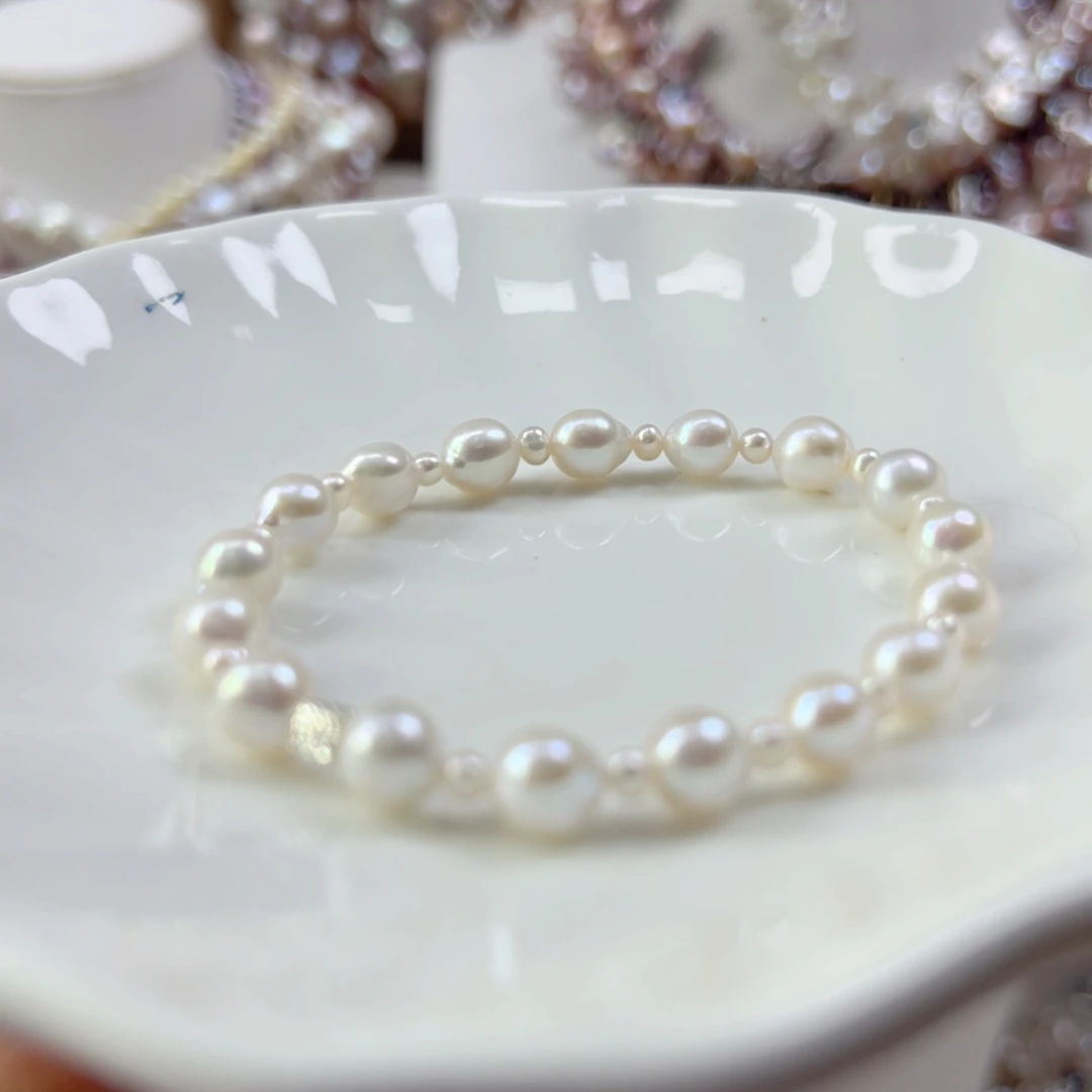 手链淡水珍珠合金257