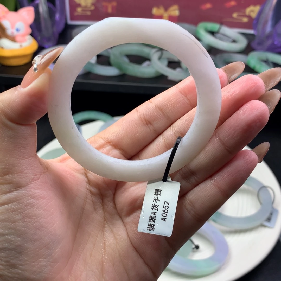 定制翡翠叮当镯未镶嵌°*56