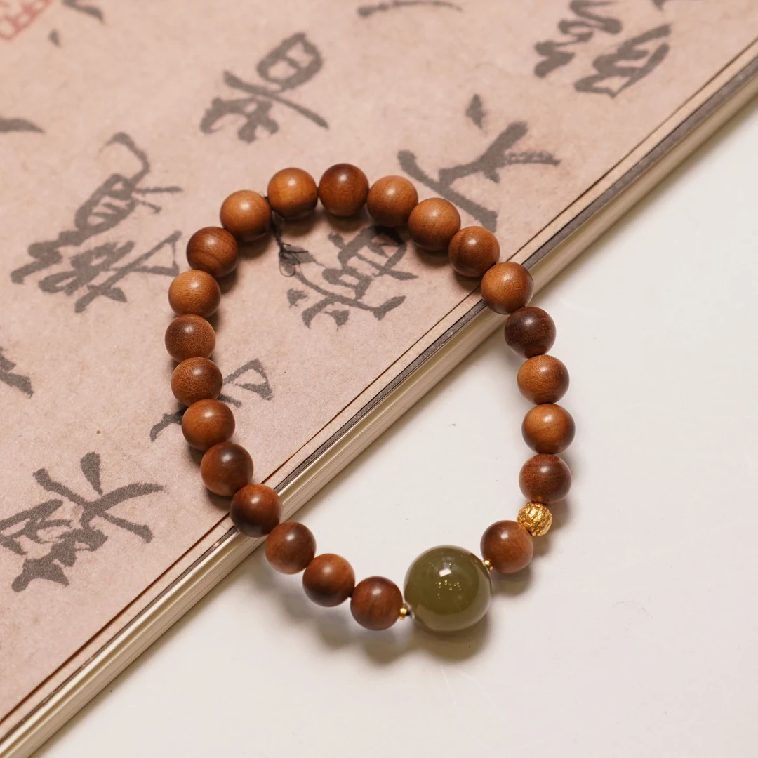 檀香和田玉手串ZC10A4307